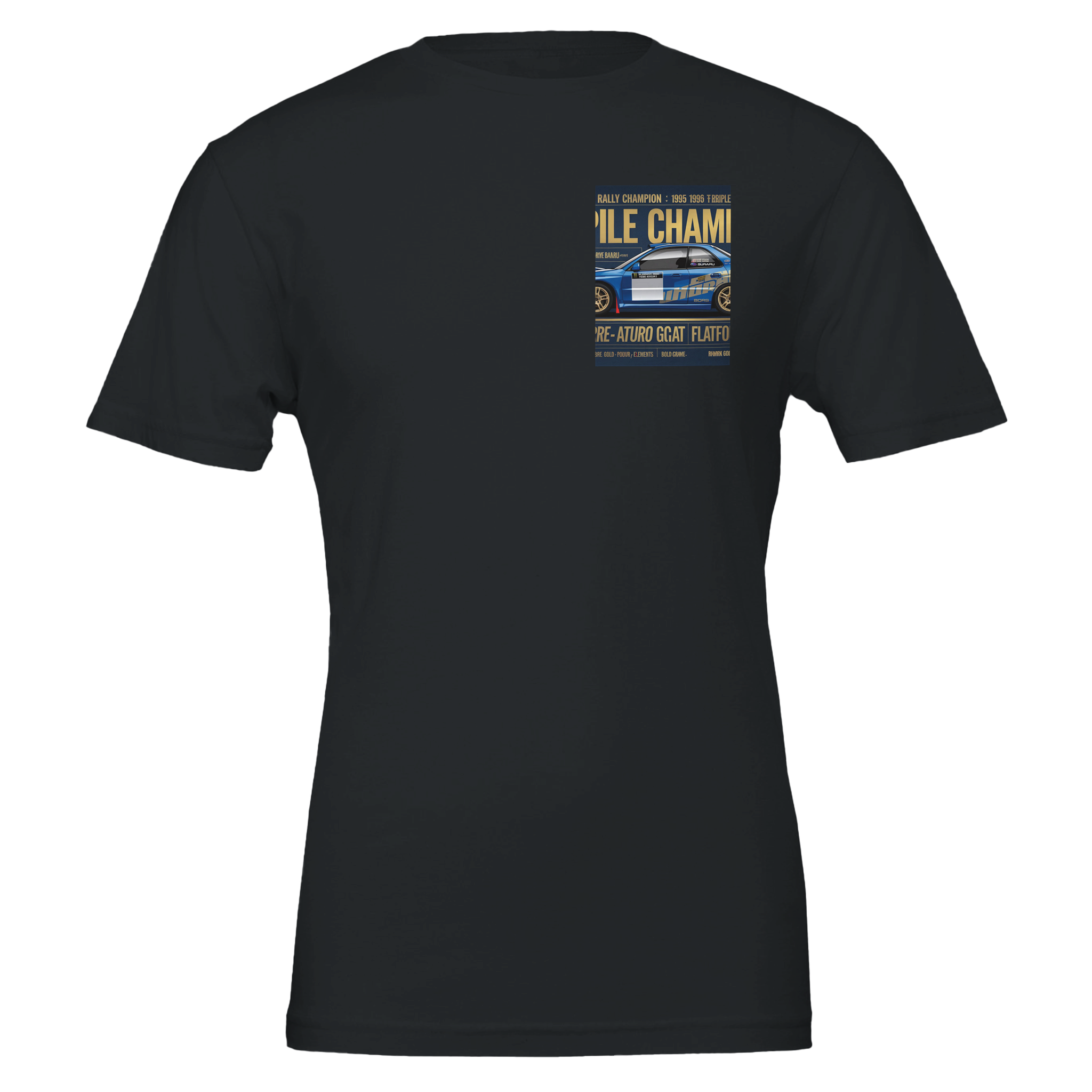 Subaru Wrx Sti Triple Wrc Champion Spec — T-Shirt | Wild Thread Co UK