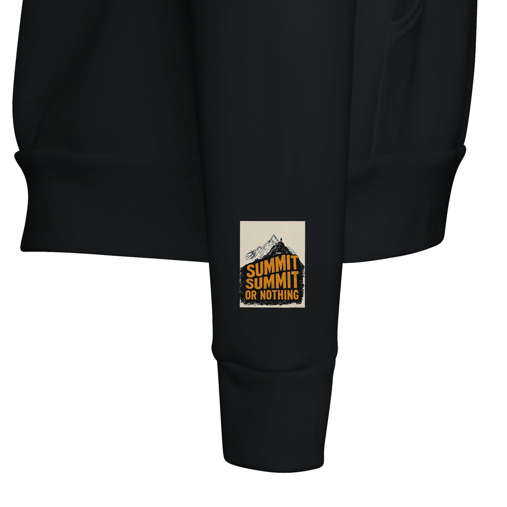 Summit or Nothing Mountain Hoodie | Gorpcore Hiking Hoodie UK | Fell Walker Gift - Wild Thread Co