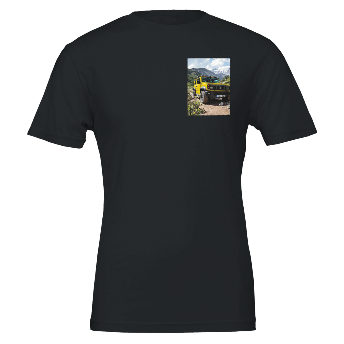 Suzuki Jimny Mountain T-Shirt | Car Enthusiast Gift UK - Wild Thread Co