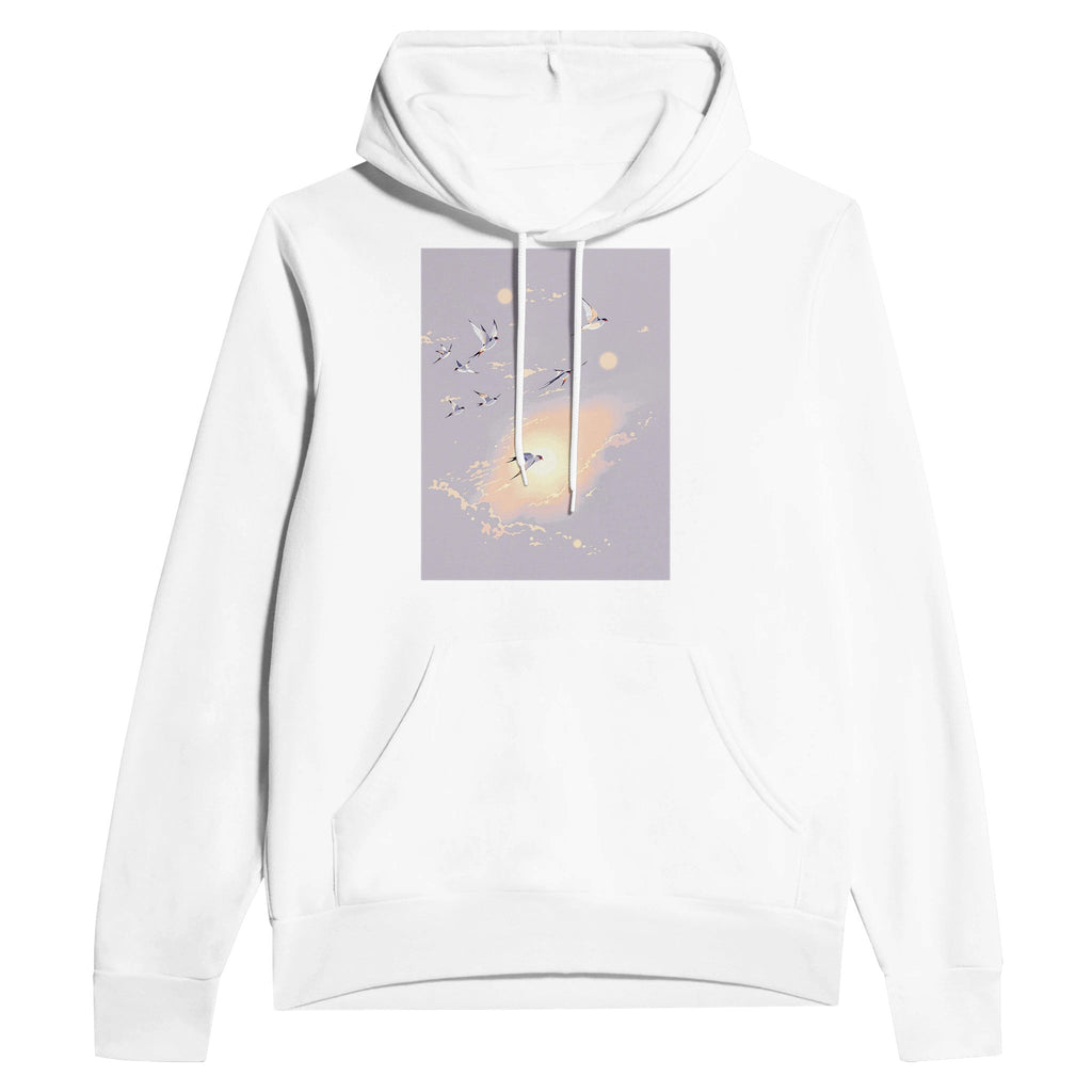 Swift Bird Hoodie | Summer Evening Sky Illustrated Hoodie - Wild Thread Co