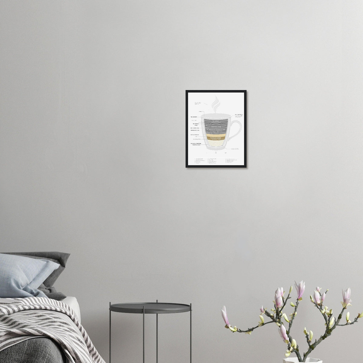 Tea Ceremony Framed Print Wall Art Ready to Hang UK | Coffee Gift - Wild Thread Co
