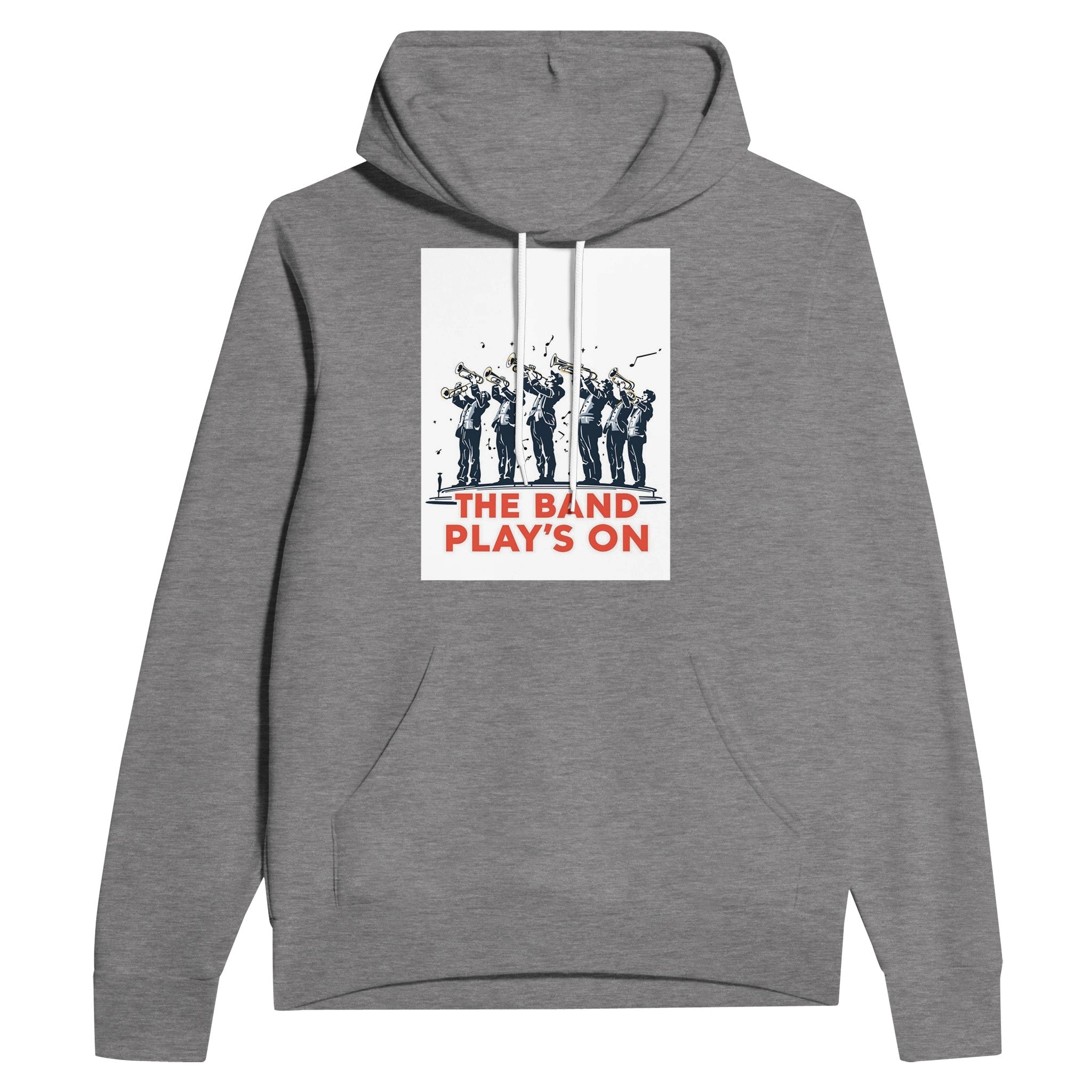 The Band Plays On Brass Band Hoodie | Northern Culture Gift - Wild Thread Co
