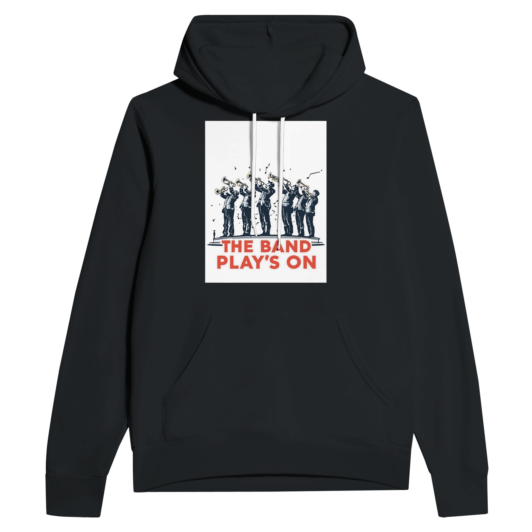 The Band Plays On Brass Band Hoodie | Northern Culture Gift - Wild Thread Co