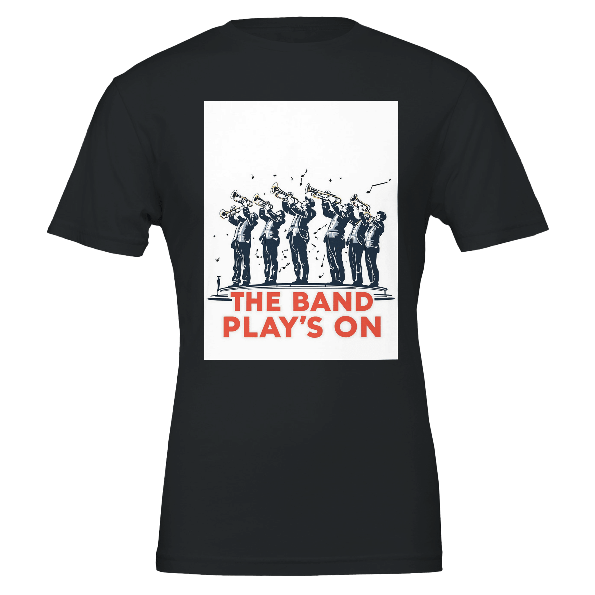 The Band Plays On Brass Band T-Shirt | Northern Culture Gift - Wild Thread Co
