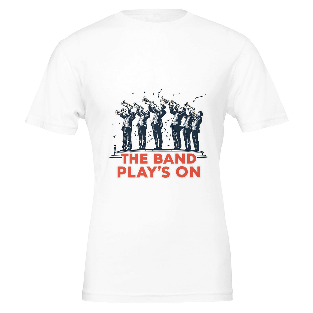 The Band Plays On Brass Band T-Shirt | Northern Culture Gift - Wild Thread Co
