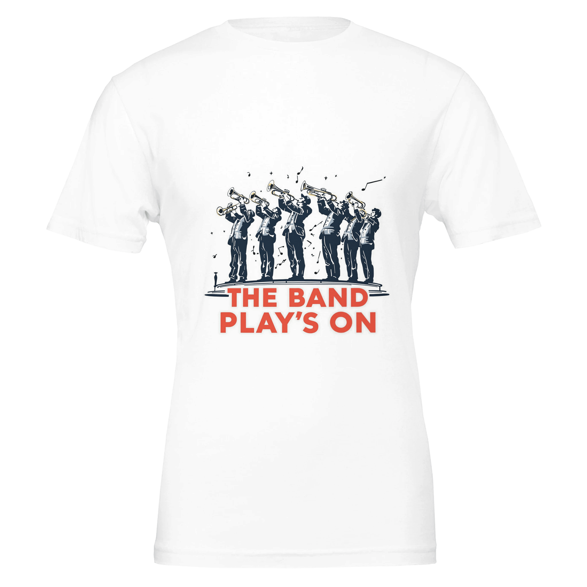 The Band Plays On Brass Band T-Shirt | Northern Culture Gift - Wild Thread Co
