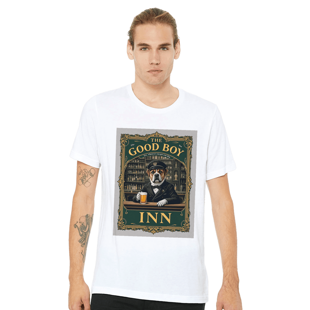 The Good Boy Inn Pub Dog Dad Gift T-Shirt | Dog Lover Tee - Wild Thread Co