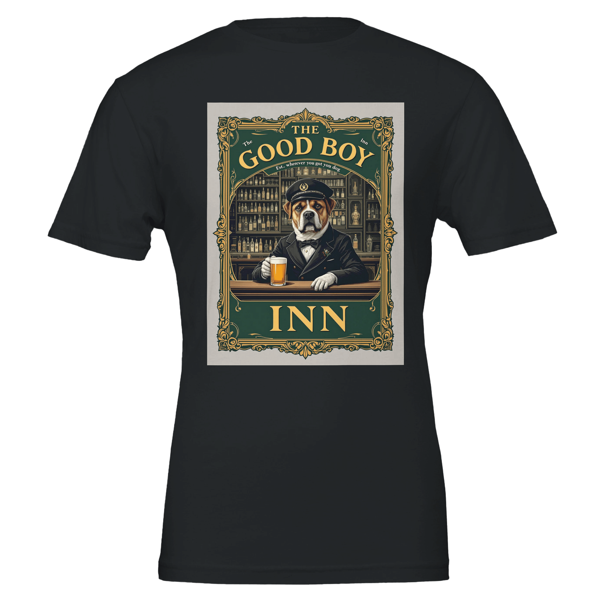 The Good Boy Inn Pub Dog Dad Gift T-Shirt | Dog Lover Tee - Wild Thread Co