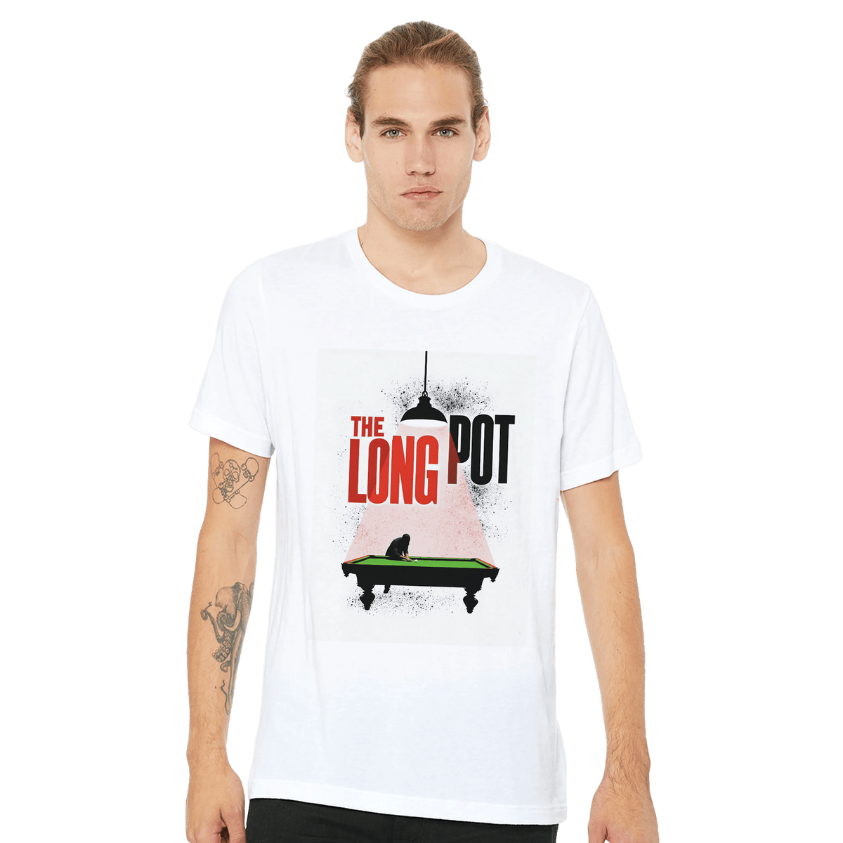 The Long Pot Snooker Shirt | Film Noir T-Shirt | Snooker Gift UK - Wild Thread Co