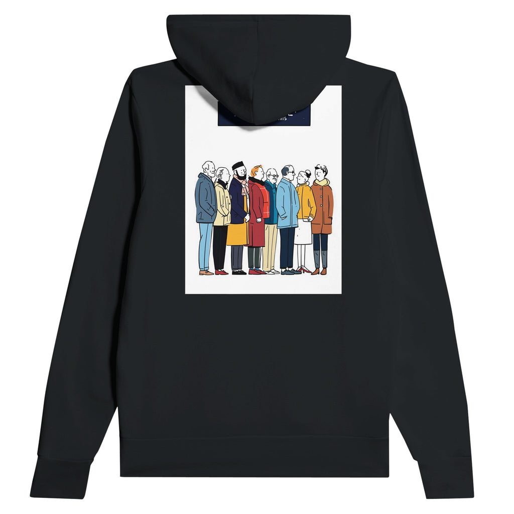 The Queue British Humour Hoodie | Funny Queuing Hoodie UK - Wild Thread Co