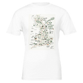 The Reluctant Walker's Guide Dog Walking T-shirt British Countryside Print Print - Wild Thread Co