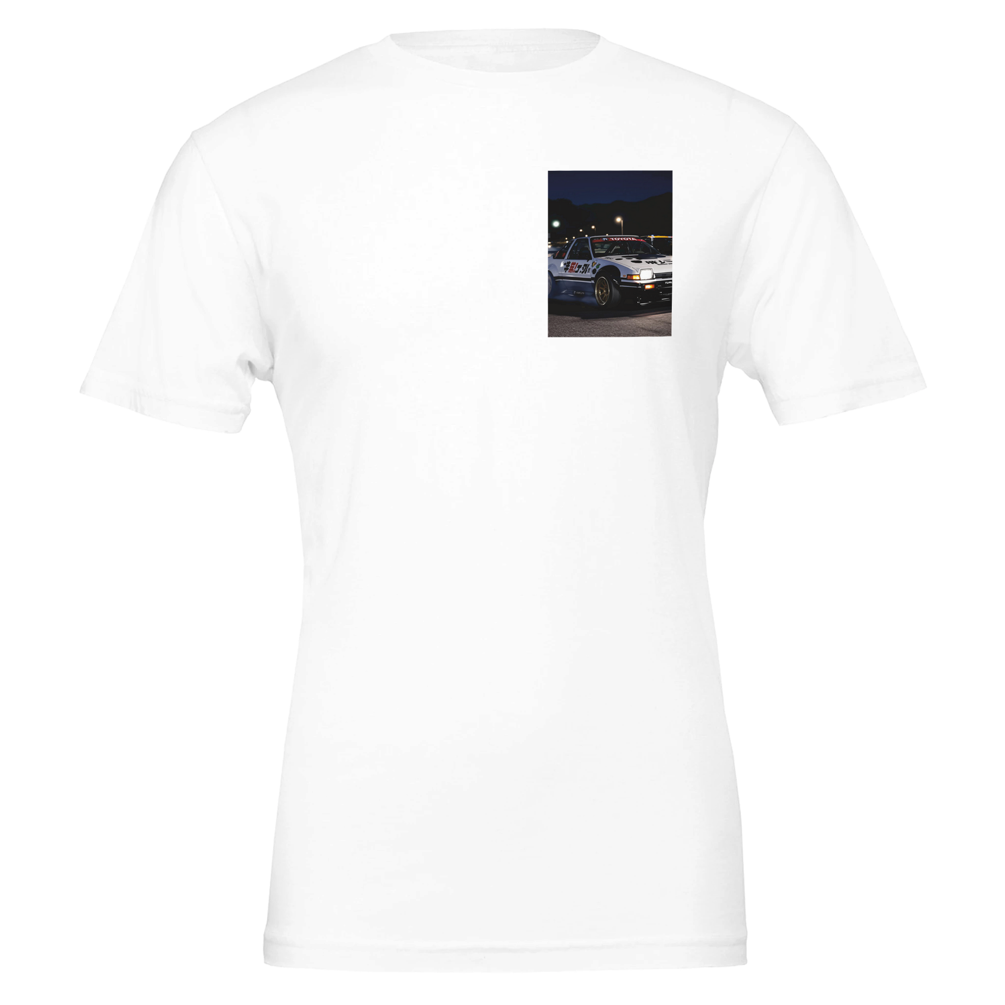 Toyota Ae86 Drift T-Shirt — detail view | Wild Thread Co