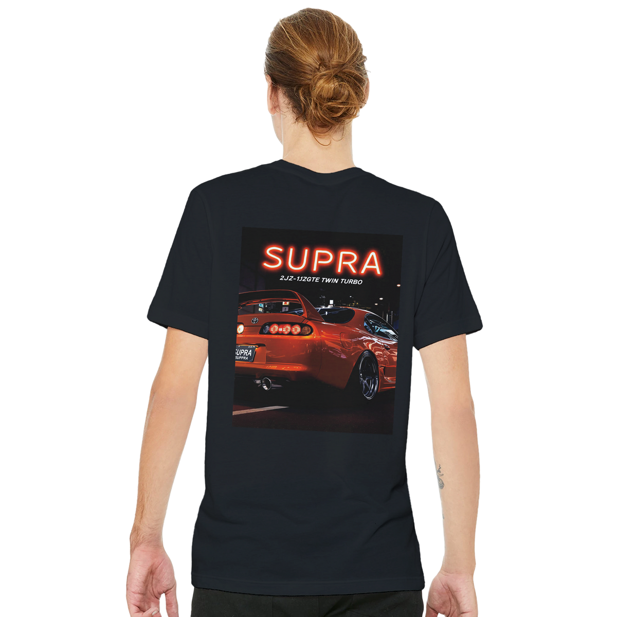 Toyota Supra Mk4 Jdm Night Orange T-Shirt | Car Enthusiast Gift UK - Wild Thread Co