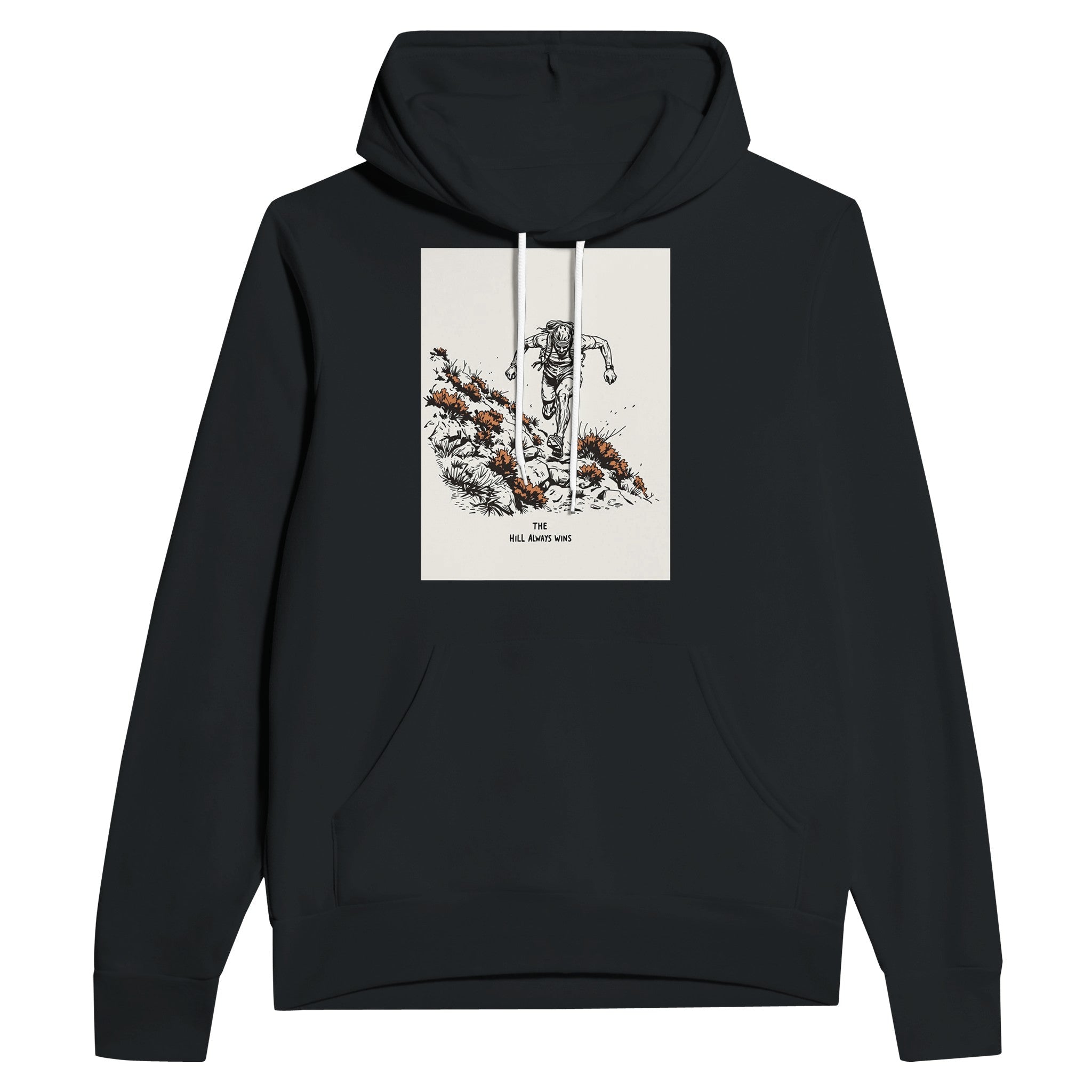 Trail Running Hoodie | Fell Runner Gift | Uphill Grind Hoodie - Wild Thread Co