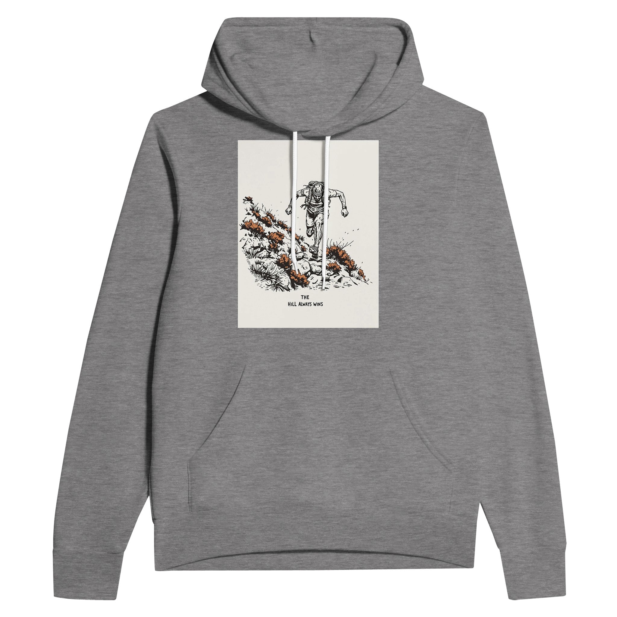Trail Running Hoodie | Fell Runner Gift | Uphill Grind Hoodie - Wild Thread Co