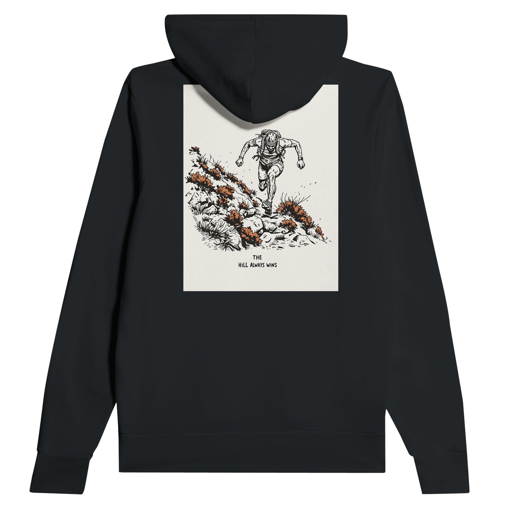 Trail Running Hoodie | Fell Runner Gift | Uphill Grind Hoodie - Wild Thread Co