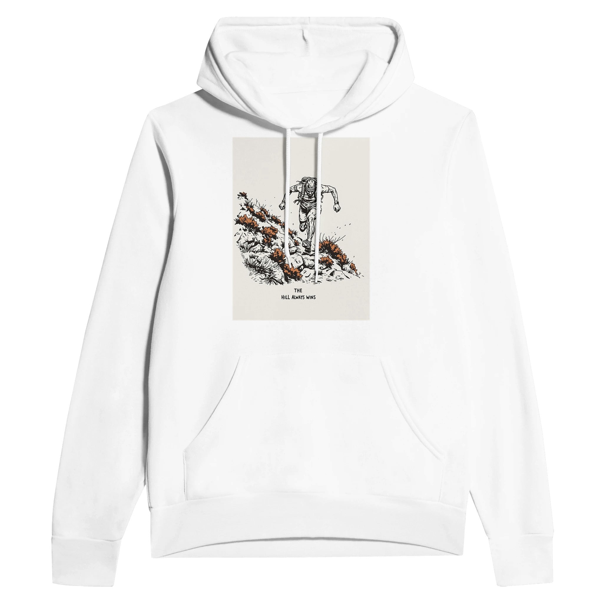 Trail Running Hoodie | Fell Runner Gift | Uphill Grind Hoodie - Wild Thread Co