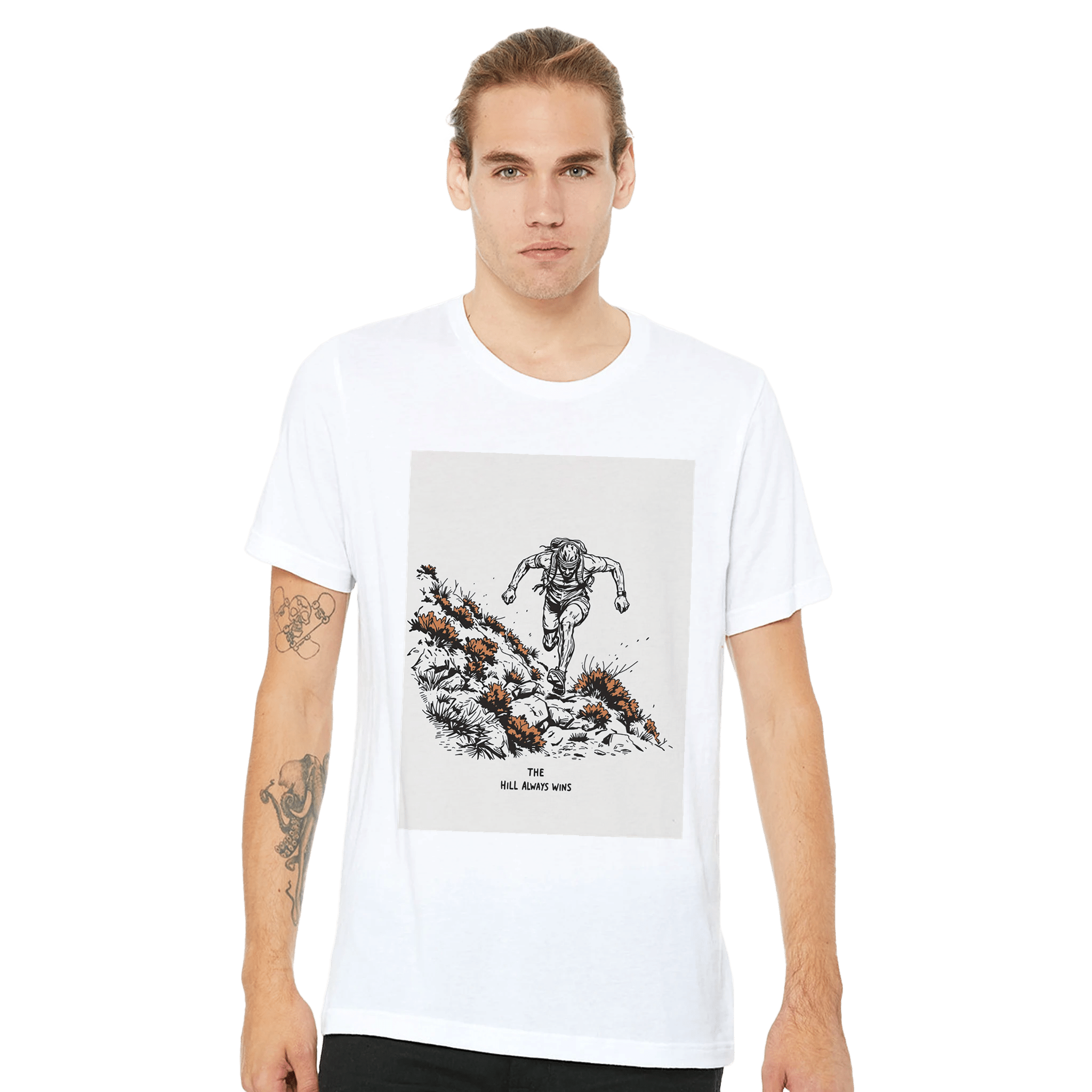 Trail Running Shirt | Fell Runner Gift | Uphill Grind Tee - Wild Thread Co