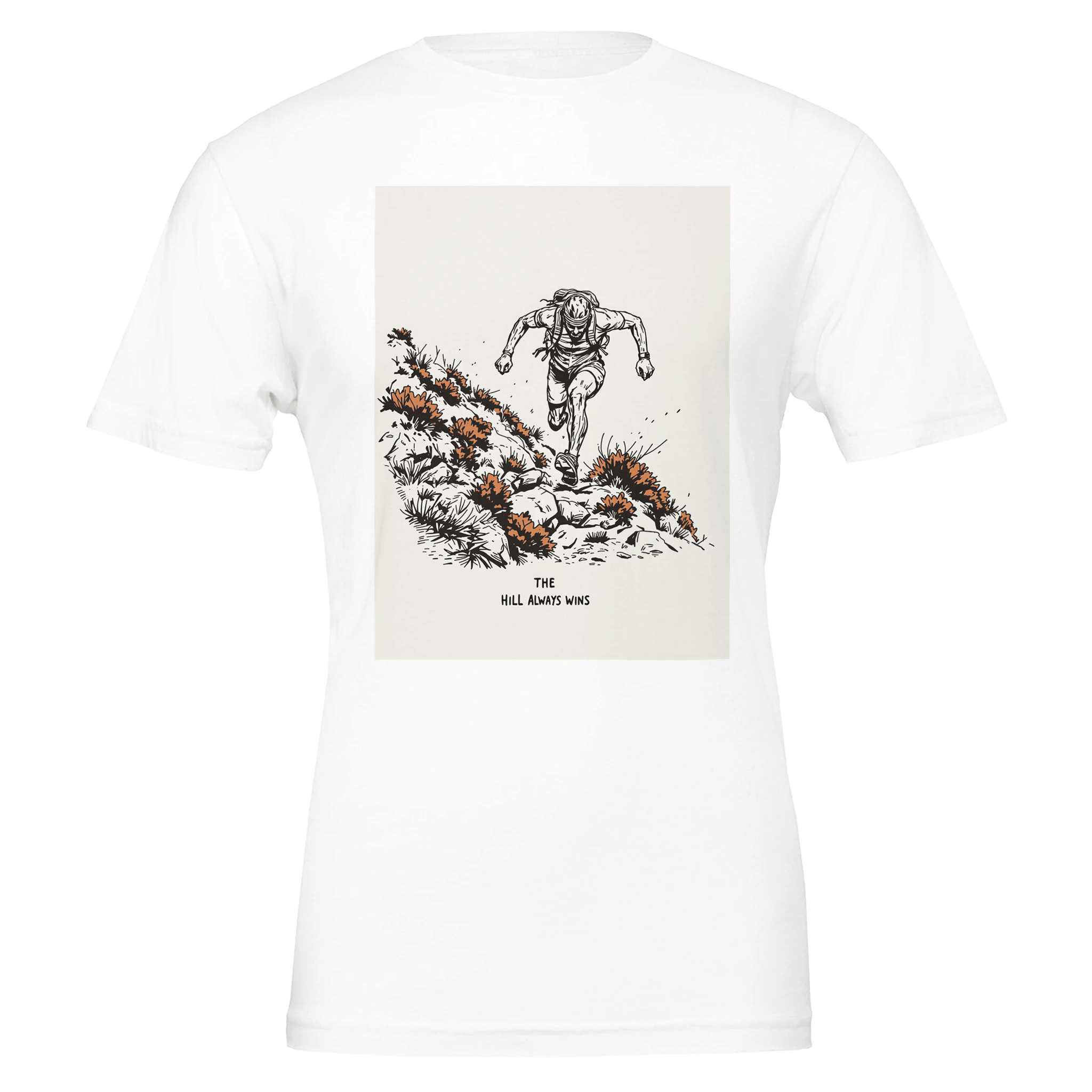 Trail Running Shirt | Fell Runner Gift | Uphill Grind Tee - Wild Thread Co
