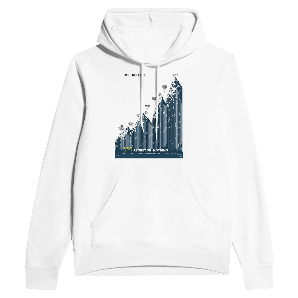 Ultra Marathon Hoodie | Ultrarunner Gift | Endurance Running Hoodie Black - Wild Thread Co