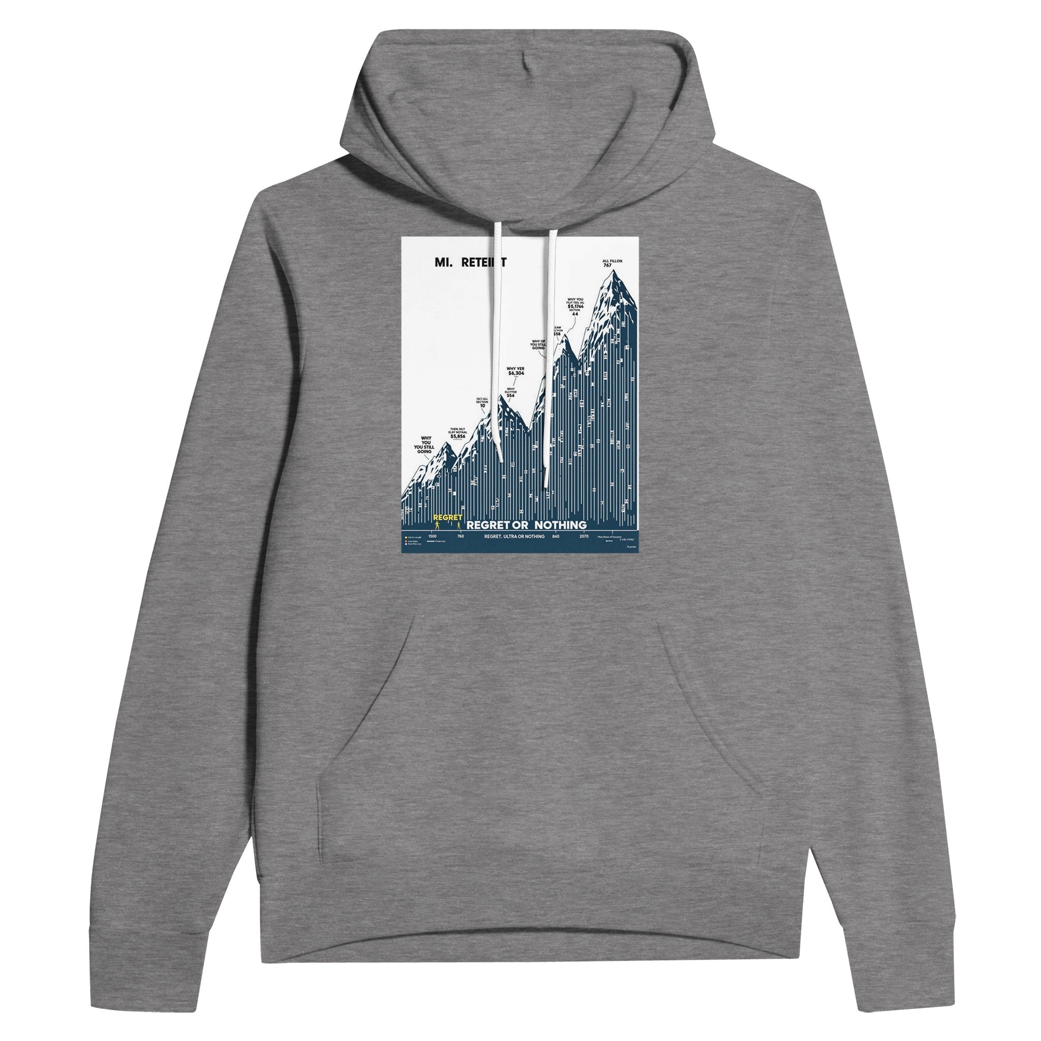 Ultra Marathon Hoodie | Ultrarunner Gift | Endurance Running Hoodie Black - Wild Thread Co