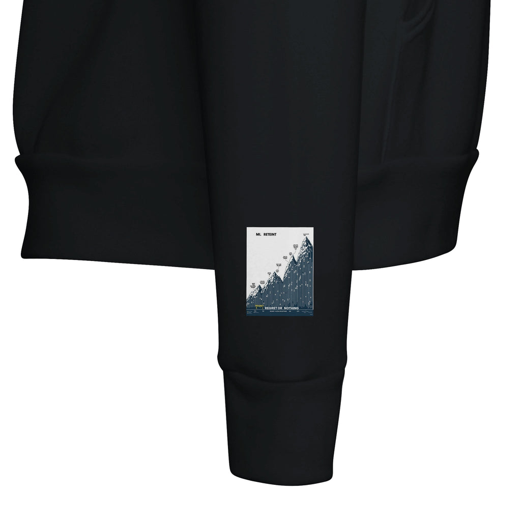 Ultra Marathon Hoodie | Ultrarunner Gift | Endurance Running Hoodie Black - Wild Thread Co