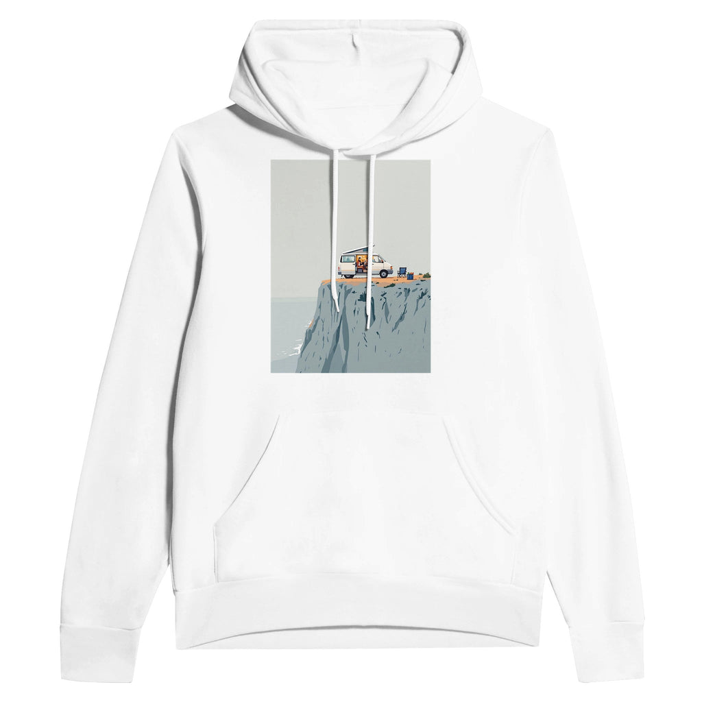 Van Life Hoodie | The Long Way Round Clifftop Design - Wild Thread Co