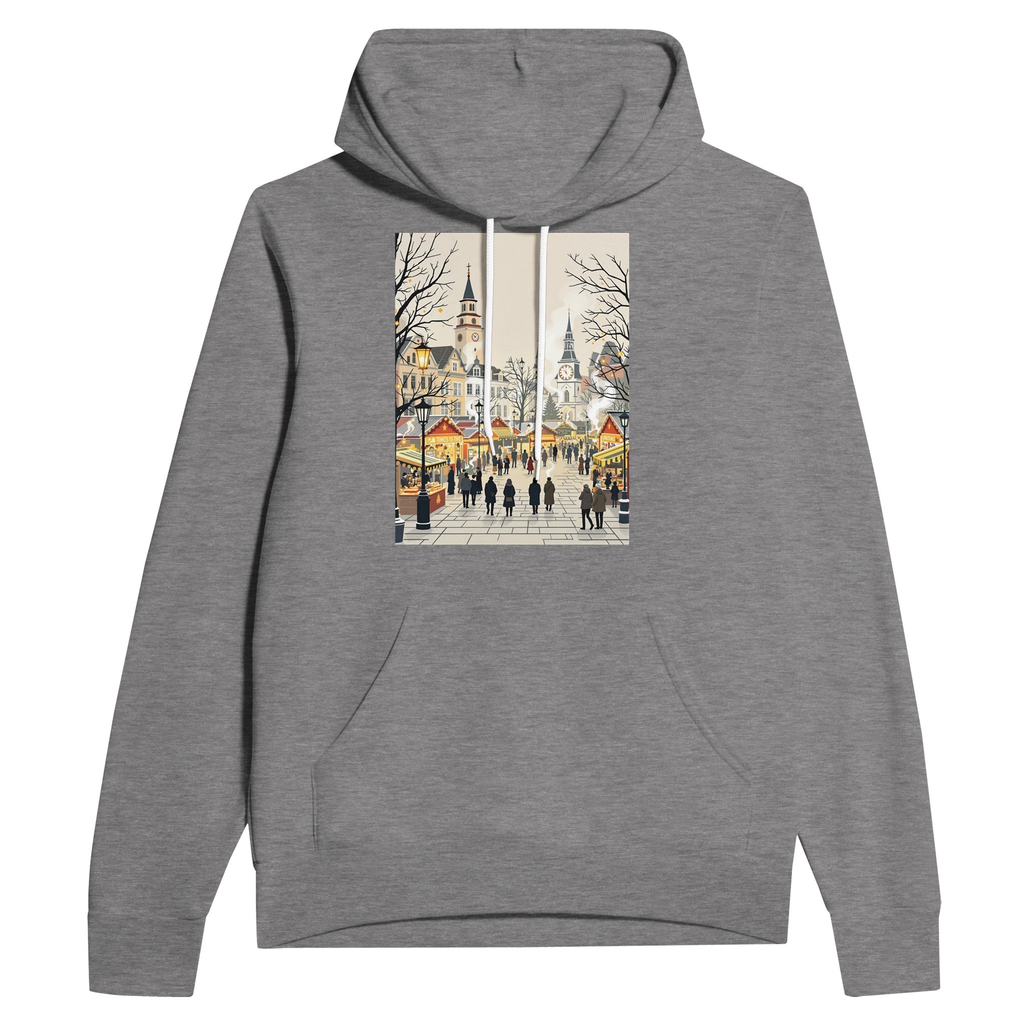Victorian Christmas Market Hoodie | Festive UK Gift Unisex Hoodie - Wild Thread Co