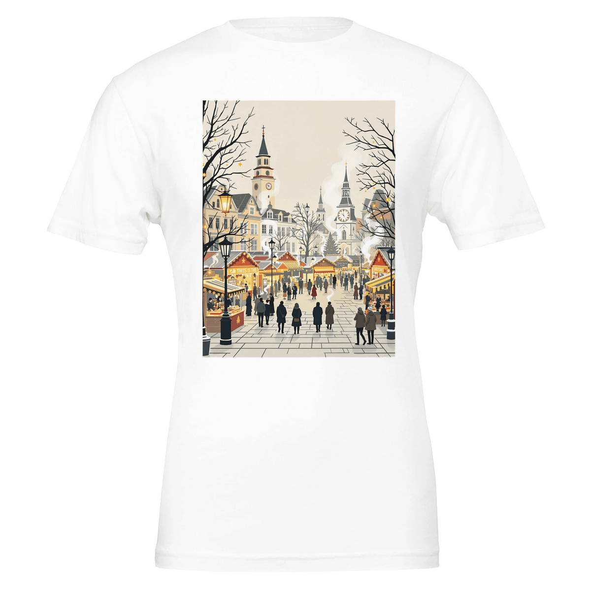 Victorian Christmas Market Shirt | Festive UK Gift Unisex Tee - Wild Thread Co