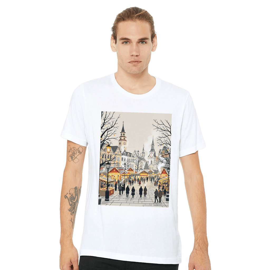 Victorian Christmas Market Shirt | Festive UK Gift Unisex Tee - Wild Thread Co