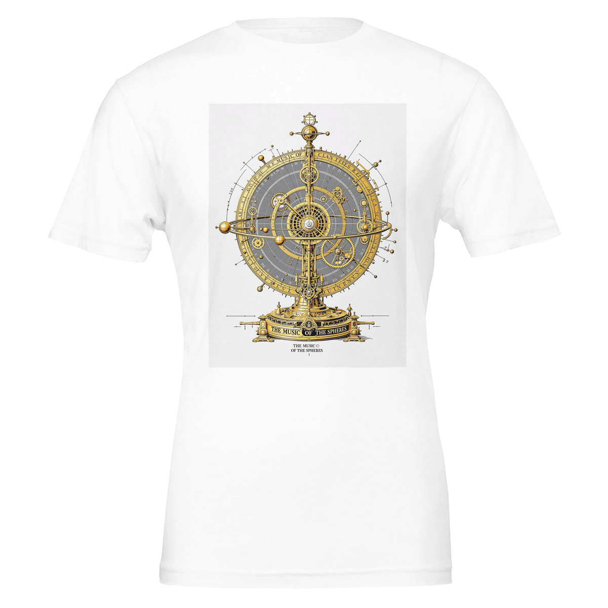 Victorian Orrery Astronomy Shirt | The Music of the Spheres | T-Shirt UK - Wild Thread Co