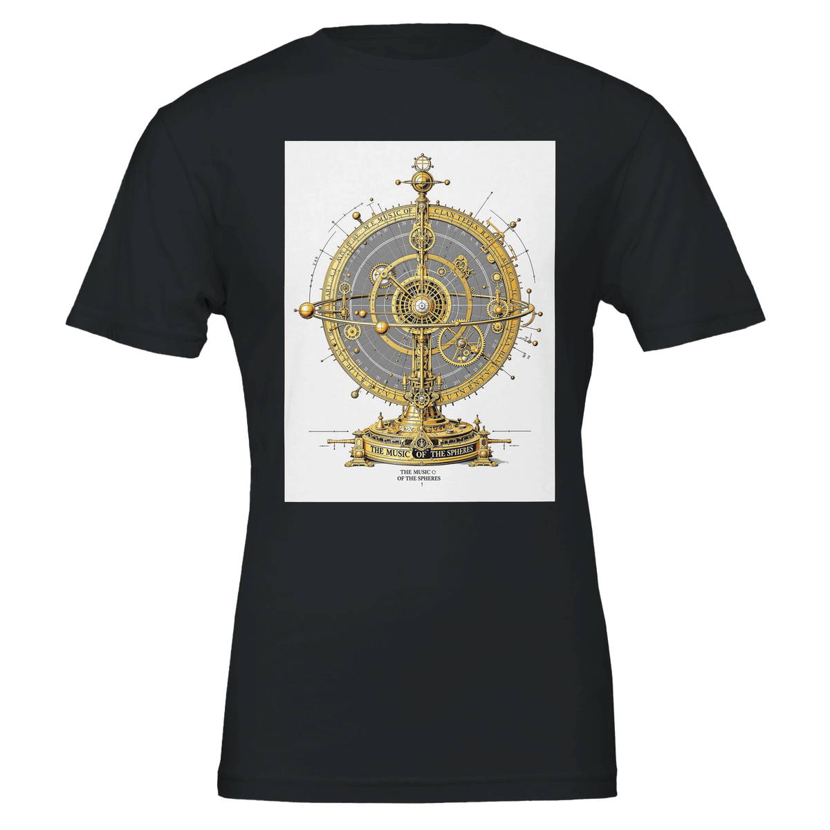 Victorian Orrery Astronomy Shirt | The Music of the Spheres | T-Shirt UK - Wild Thread Co