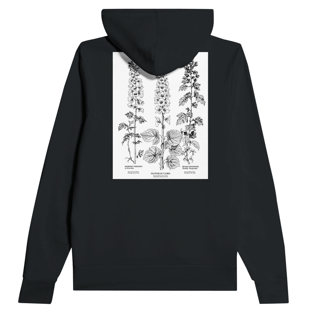 Victorian Poisonous Plants Botanical Hoodie | Dark Academia Hoodie - Wild Thread Co