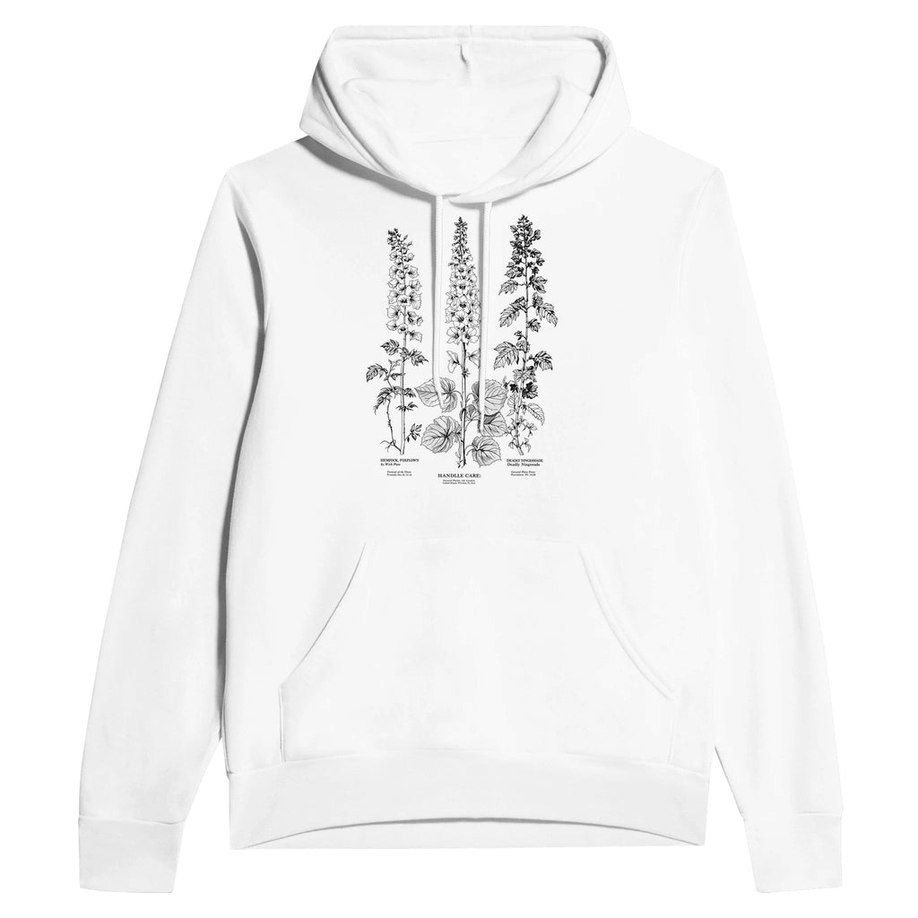 Victorian Poisonous Plants Botanical Hoodie | Dark Academia Hoodie - Wild Thread Co