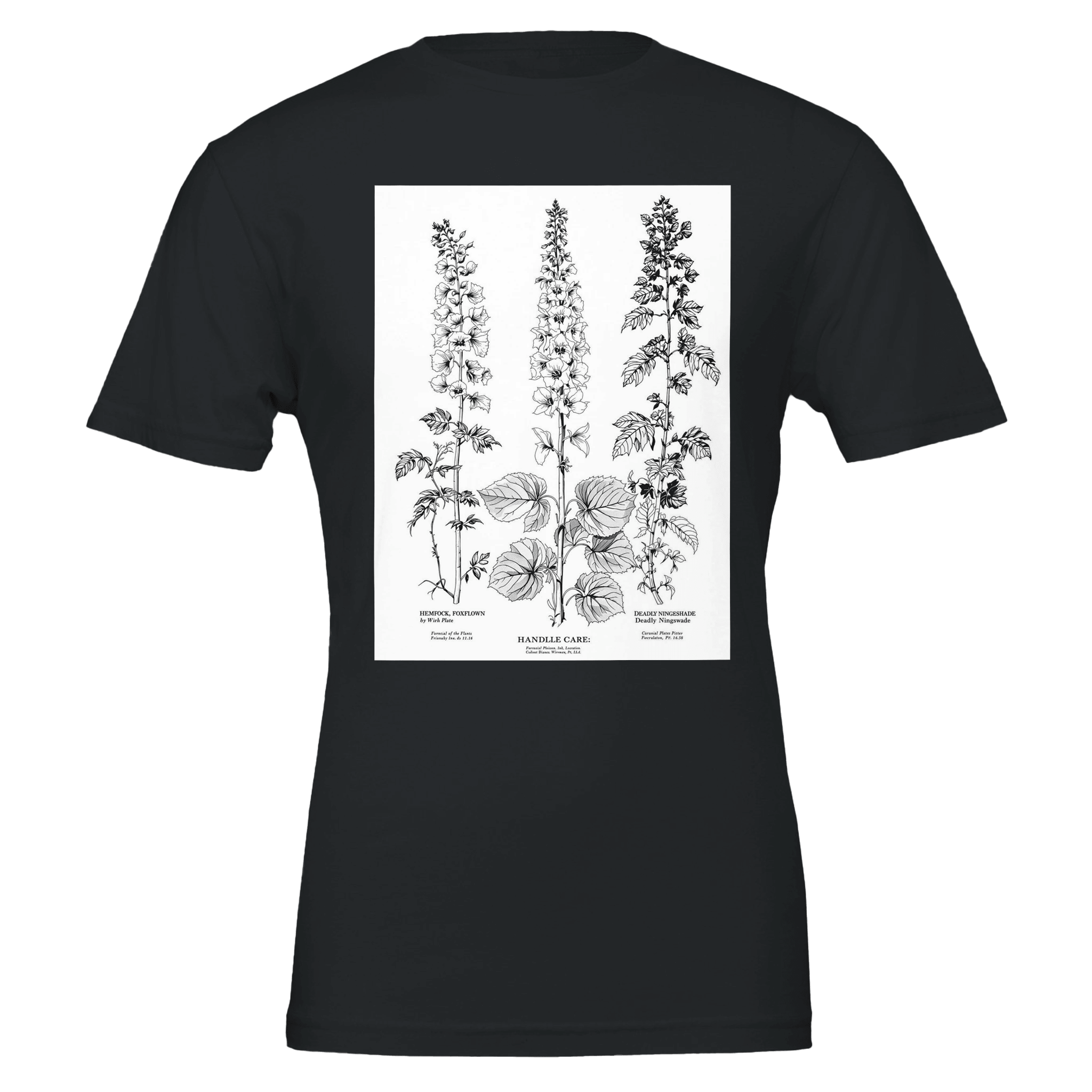 Victorian Poisonous Plants Botanical Shirt | Dark Academia Tee - Wild Thread Co