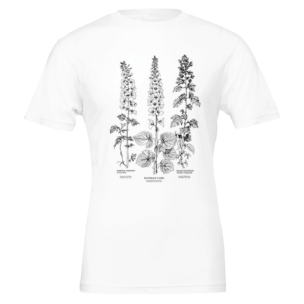 Victorian Poisonous Plants Botanical Shirt | Dark Academia Tee - Wild Thread Co