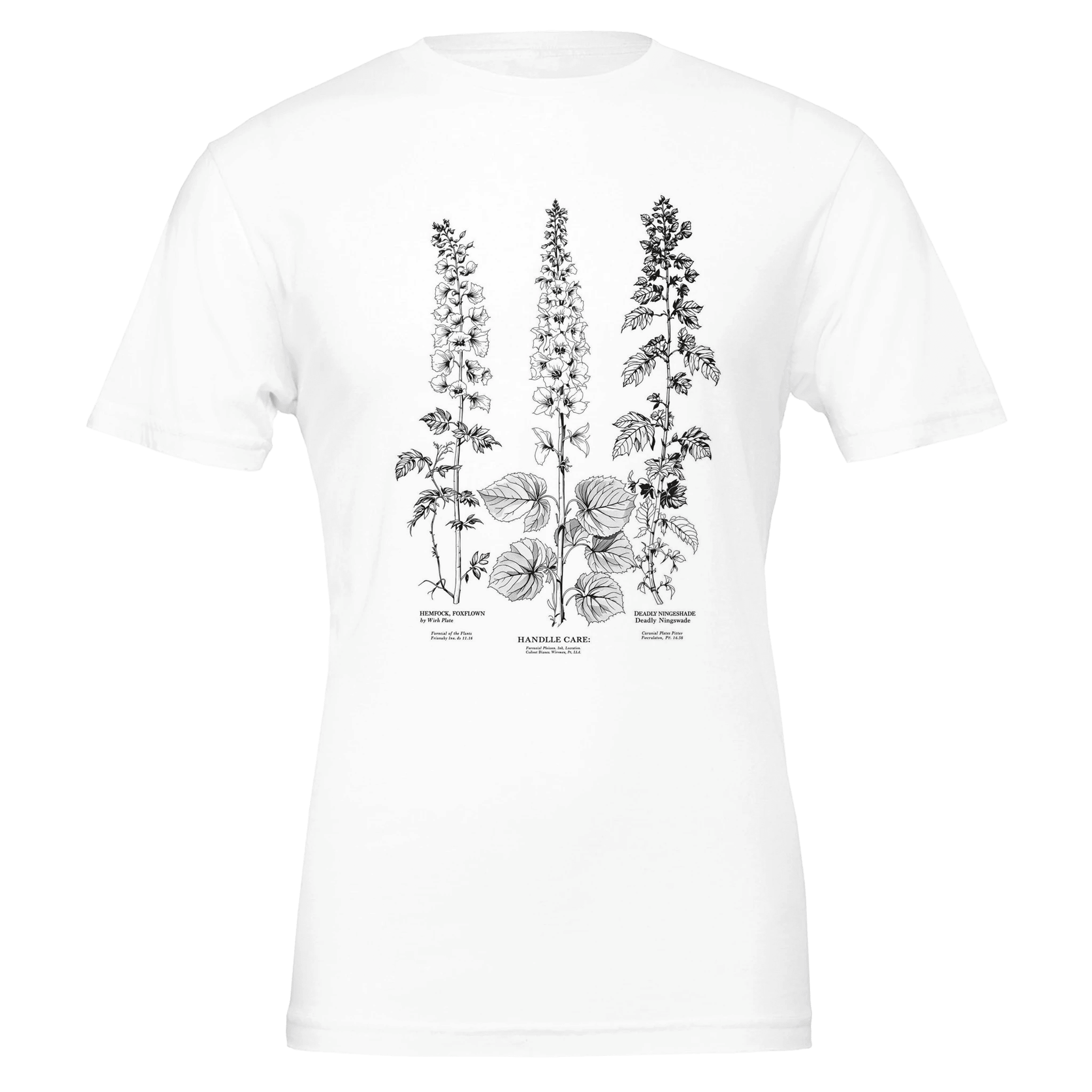 Victorian Poisonous Plants Botanical Shirt | Dark Academia Tee - Wild Thread Co