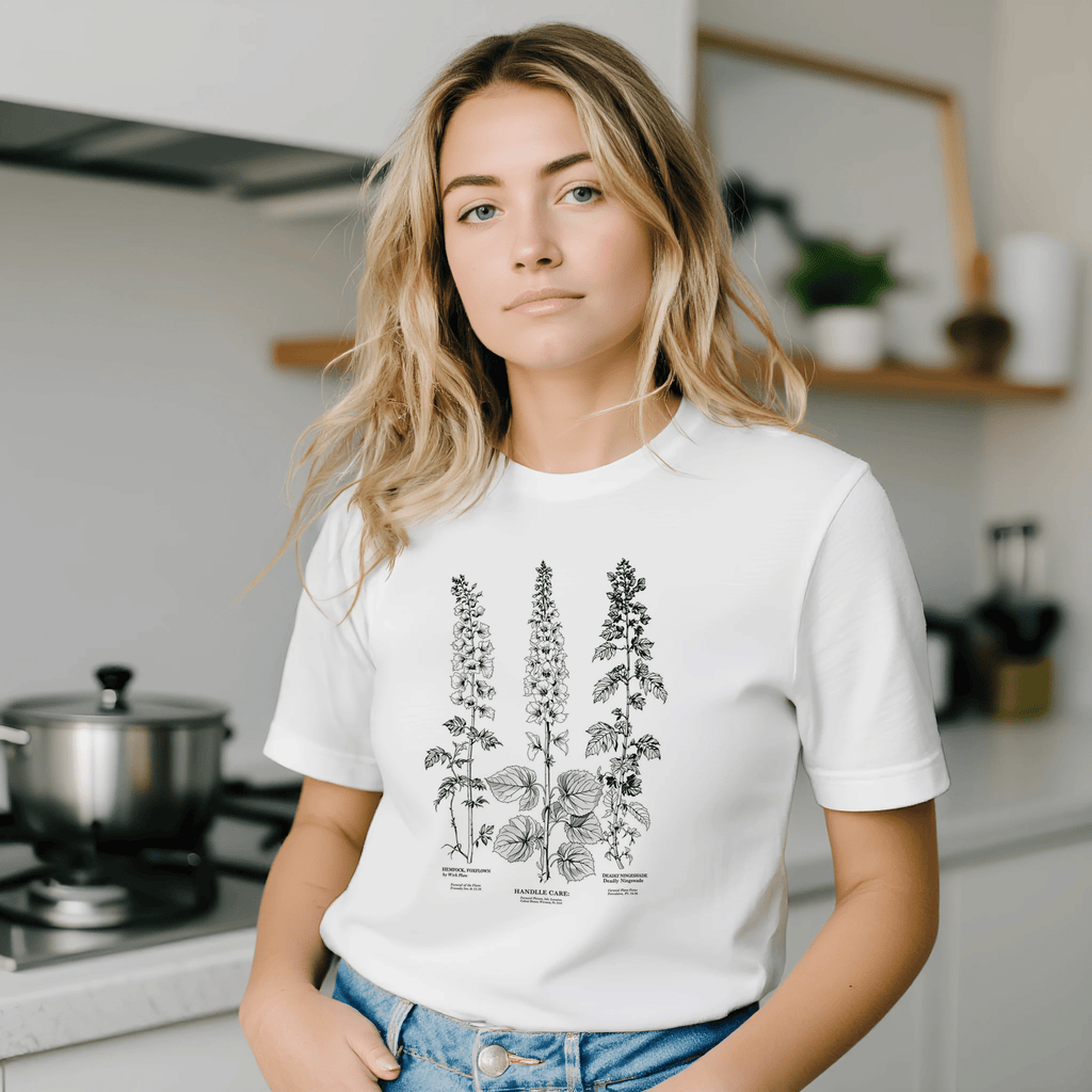 Victorian Poisonous Plants Botanical Shirt | Dark Academia Tee - Wild Thread Co