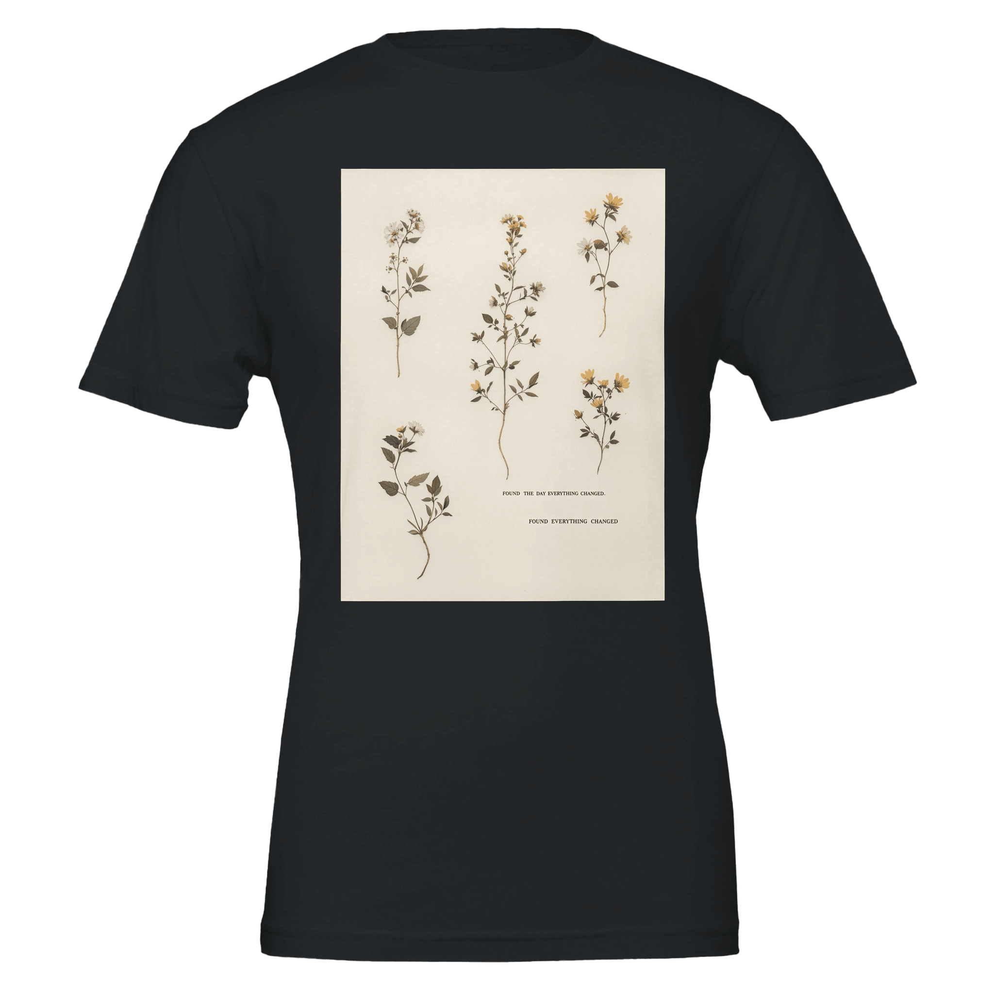 Victorian Pressed Wildflower Botanical T-Shirt | Unisex Tee - Wild Thread Co