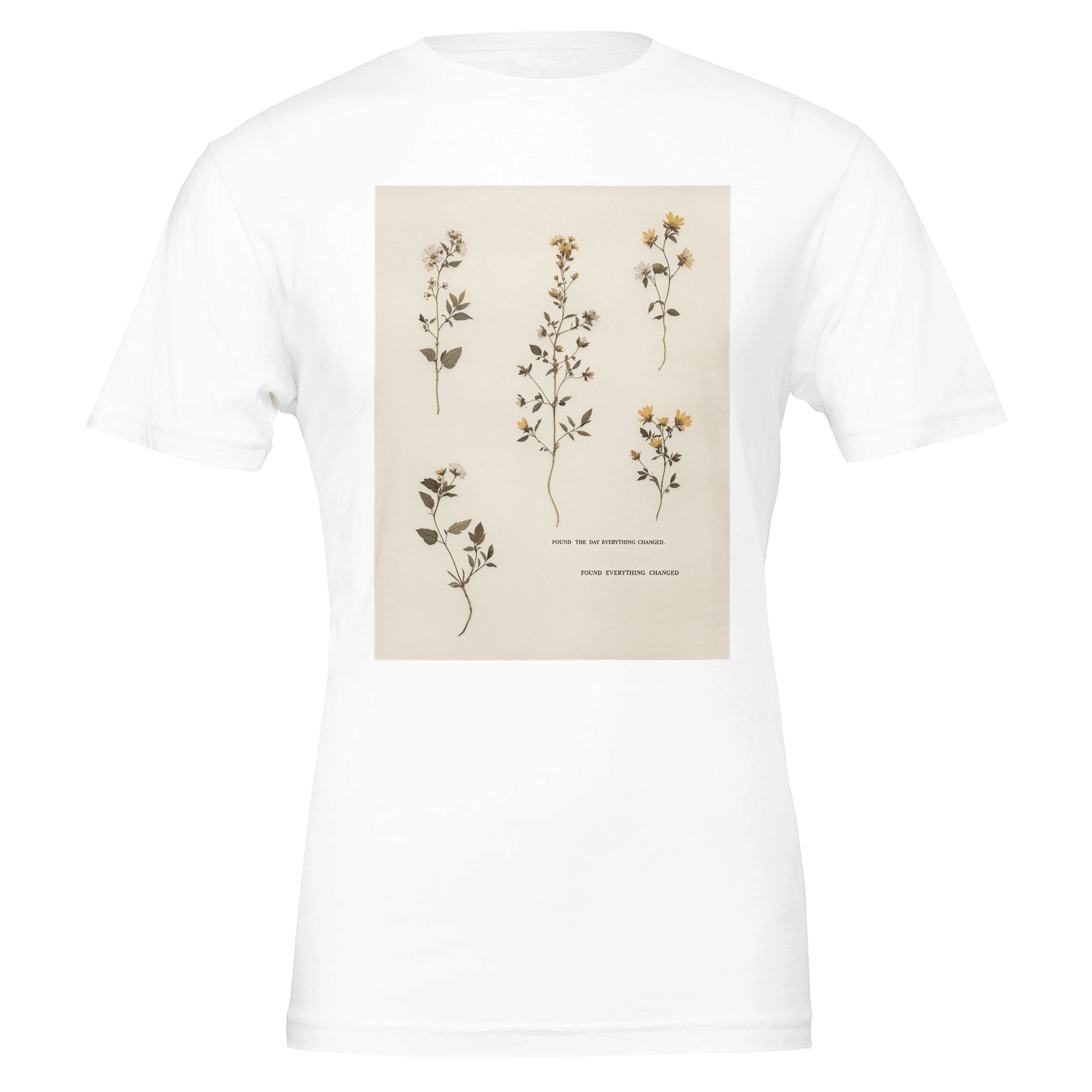 Victorian Pressed Wildflower Botanical T-Shirt | Unisex Tee - Wild Thread Co