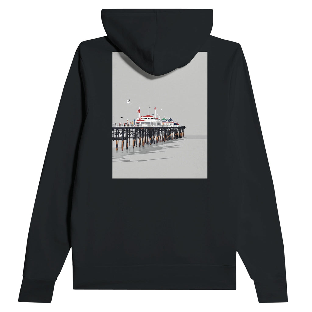 Victorian Seaside Pier Hoodie | British Pier Hoodie UK - Wild Thread Co