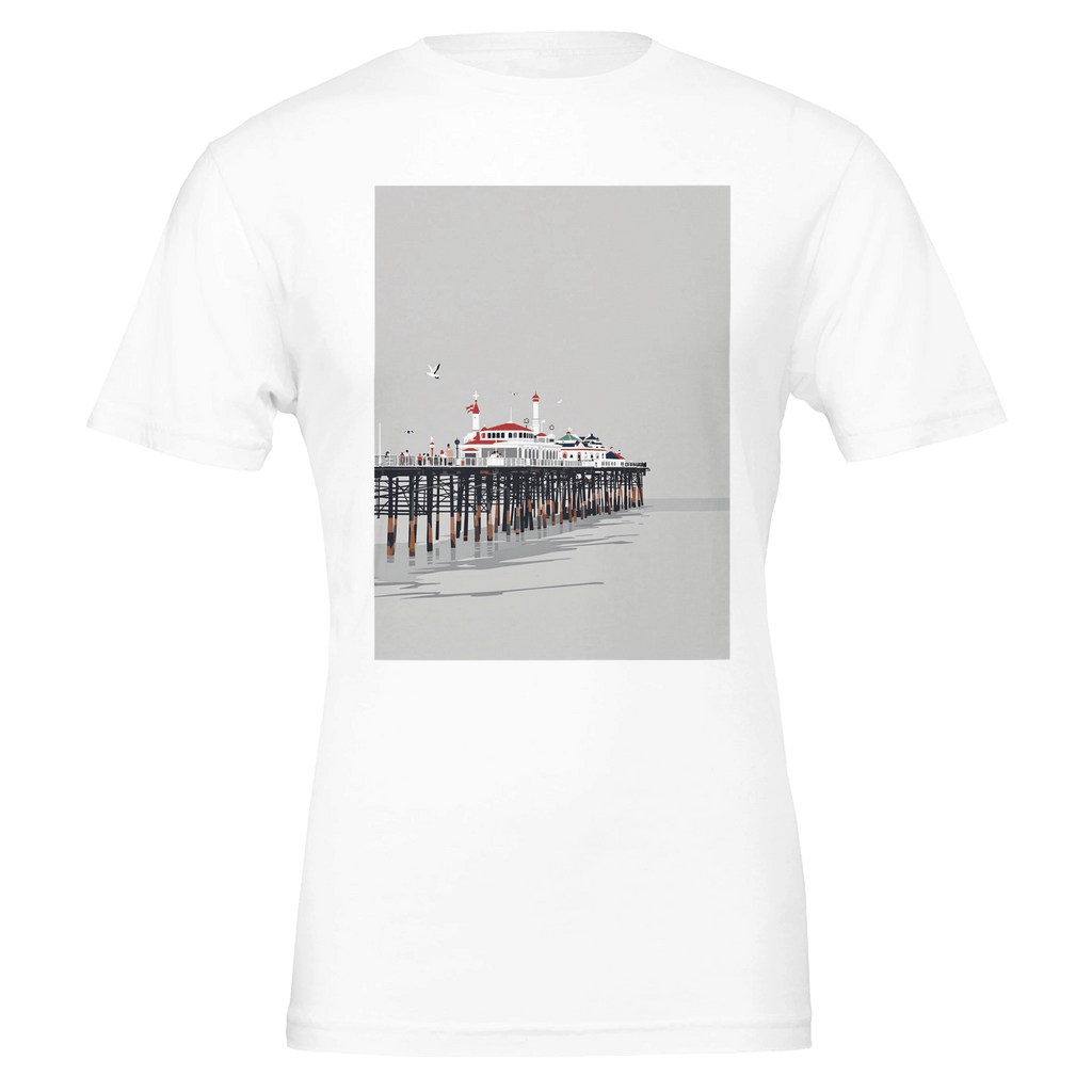 Victorian Seaside Pier T-Shirt | British Pier Tee UK - Wild Thread Co