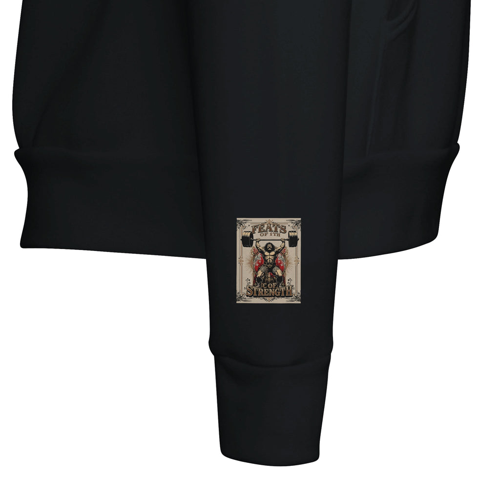 Victorian Strongman Gym Hoodie | Weightlifting Gift Hoodie UK - Wild Thread Co