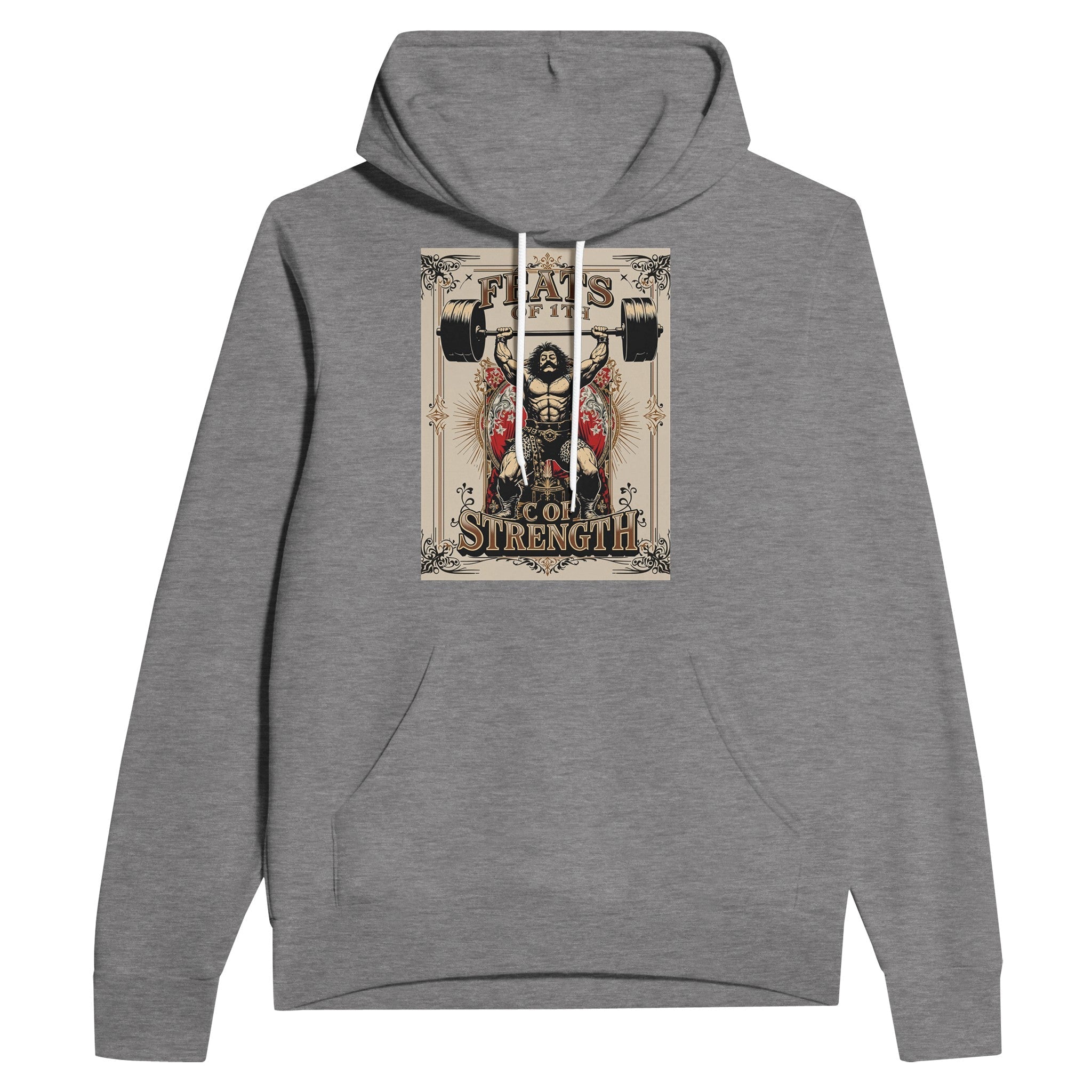 Victorian Strongman Gym Hoodie | Weightlifting Gift Hoodie UK - Wild Thread Co