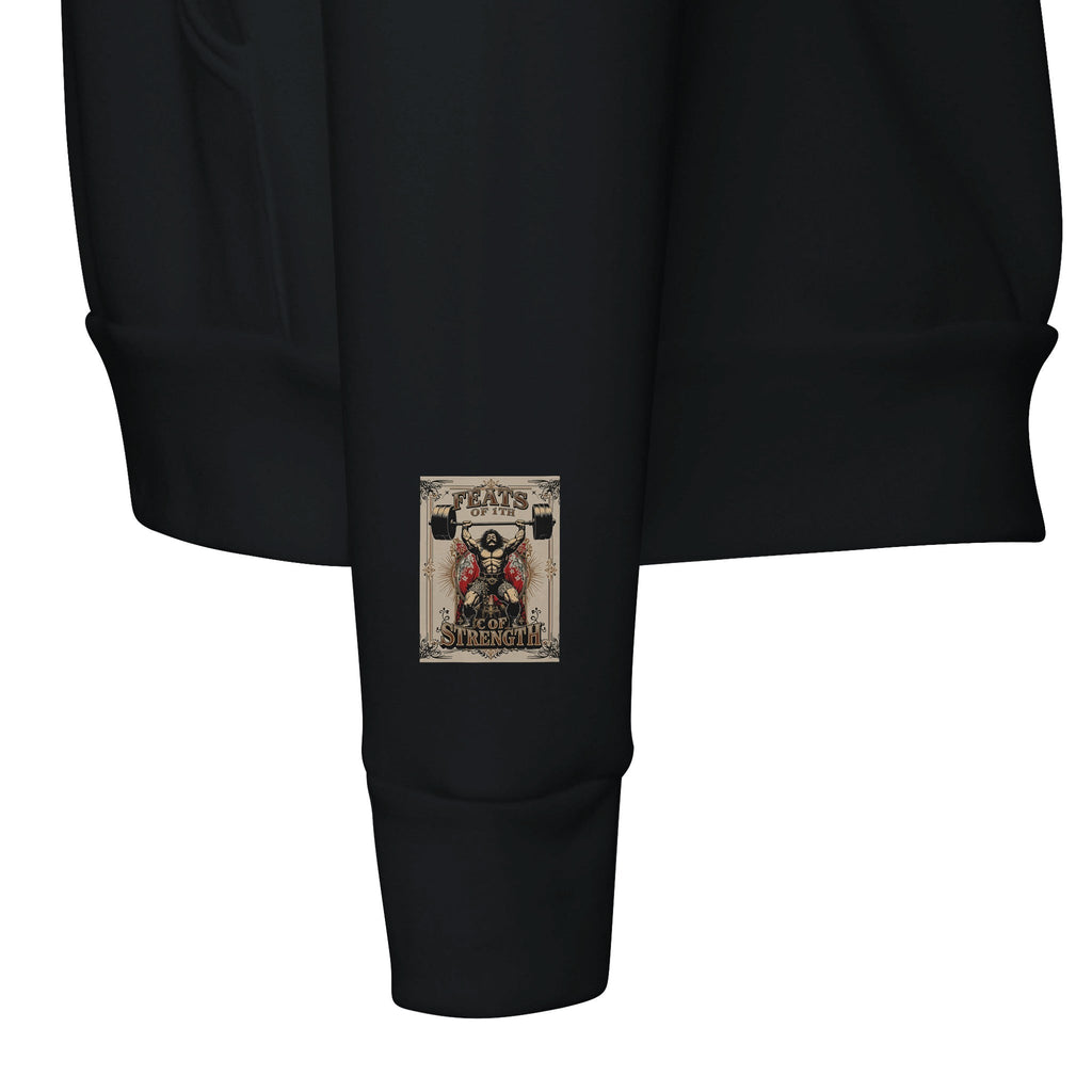 Victorian Strongman Gym Hoodie | Weightlifting Gift Hoodie UK - Wild Thread Co