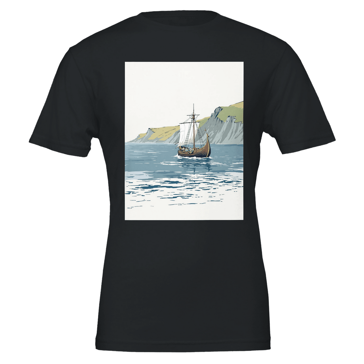 Viking Longship T-Shirt | Norse History Gift | British Heritage Tee - Wild Thread Co
