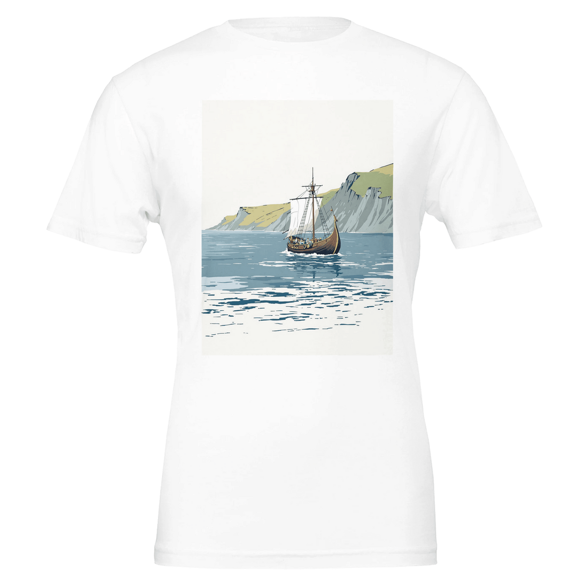 Viking Longship T-Shirt | Norse History Gift | British Heritage Tee - Wild Thread Co