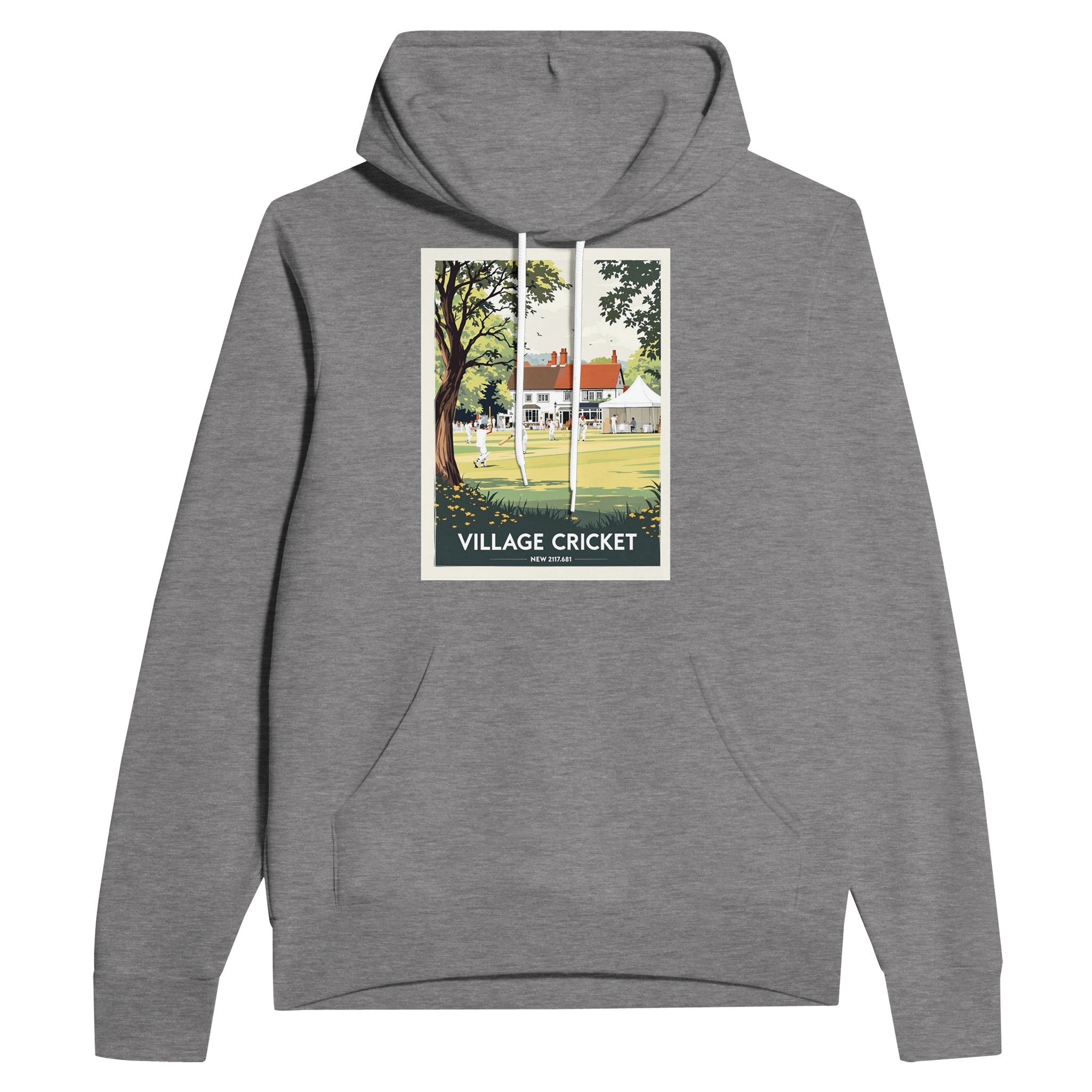 Village Cricket Hoodie | British Summer Gift | Unisex Hoodie - Wild Thread Co