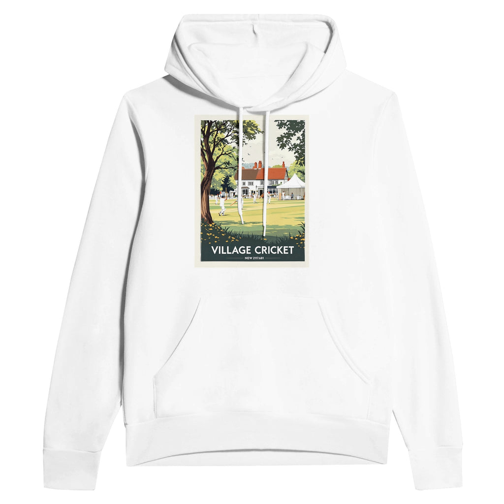Village Cricket Hoodie | British Summer Gift | Unisex Hoodie - Wild Thread Co