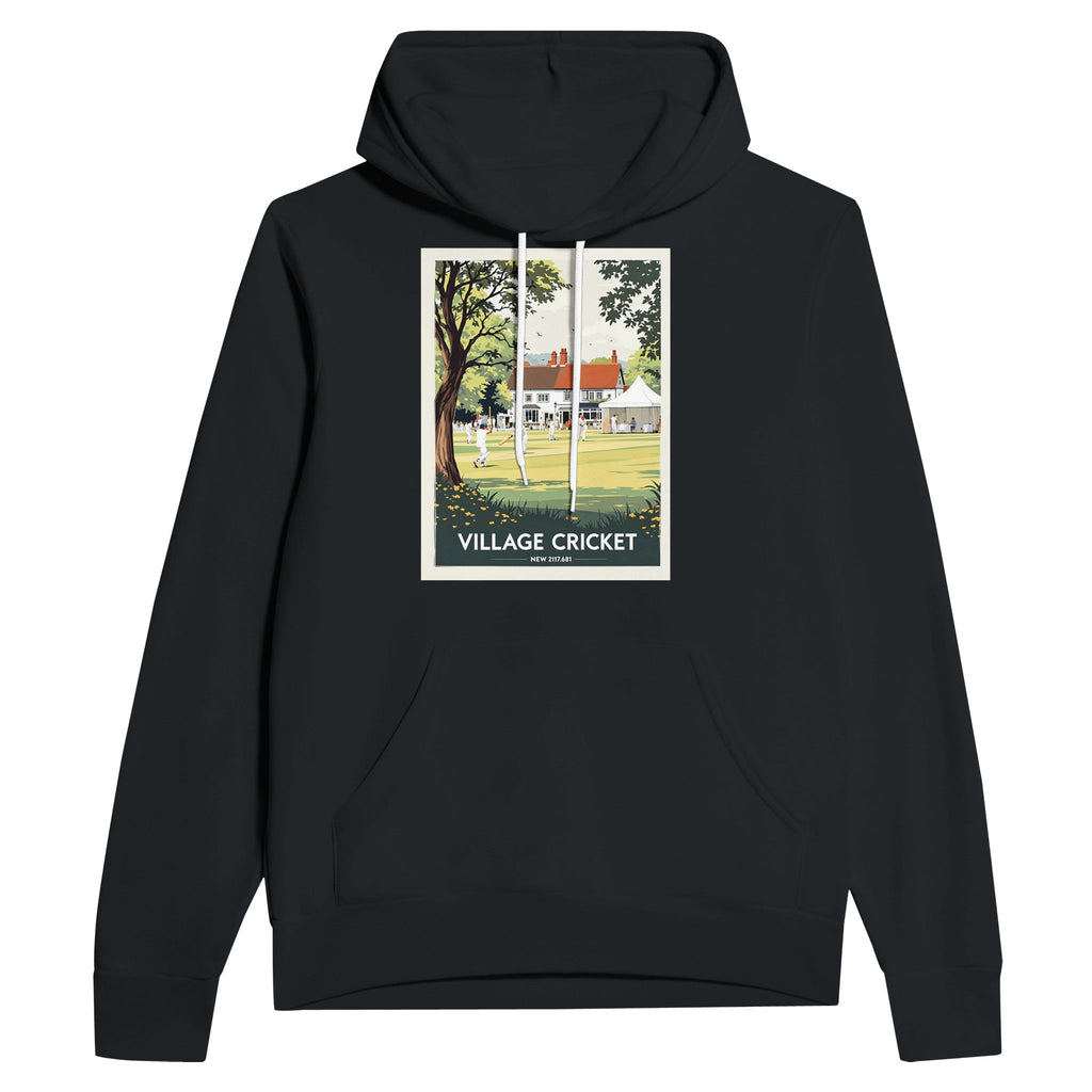 Village Cricket Hoodie | British Summer Gift | Unisex Hoodie - Wild Thread Co